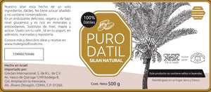 PURO DÁTIL, SILAN NATURAL 500 GR, Miel de Dátil sin azúcar añadido